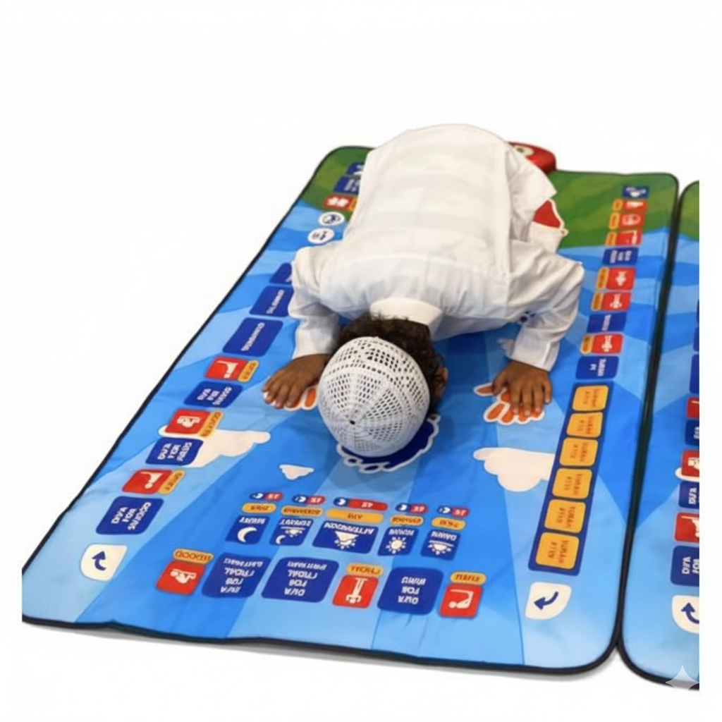 السجادة الإسلامية الذكية لتعليم الصلاة والعبادة prayer mat !