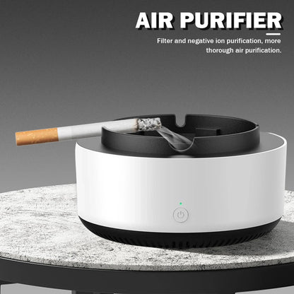 منفضة السجائر الإلكترونية مع نظام تنقية الهواء